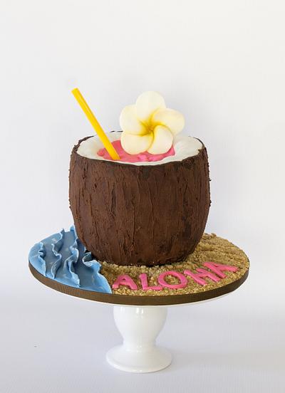 Coconut Aloha - Cake by Anchored in Cake