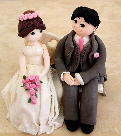Bride and groom - Cake by Icing to Slicing