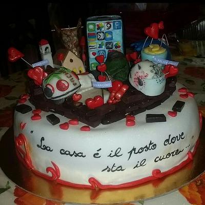 happy anniversary - Cake by lameladiAurora 