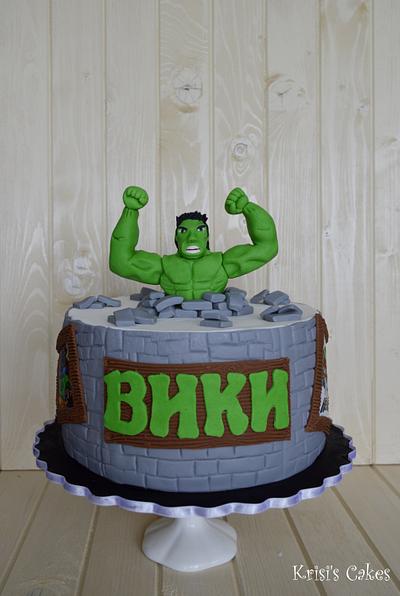 Cake hulk - Cake by KRISICAKES