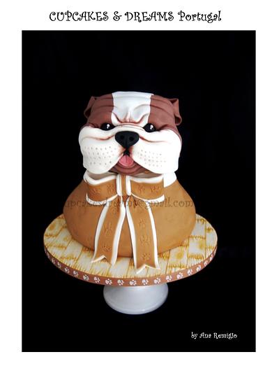 MUMMY CAN I HAVE A BULLDOG PUPPY FOR MY BIRTHDAY???? - Cake by Ana Remígio - CUPCAKES & DREAMS Portugal