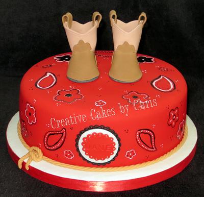 Cowgirl Cake - Cake by Creative Cakes by Chris