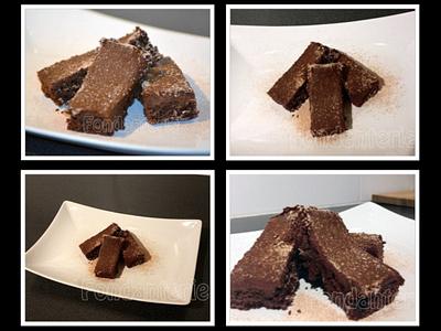 Chocolate petit fours - Cake by Fondanterie