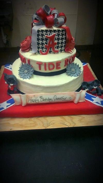 Roll tide - Cake by Araina