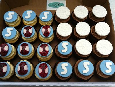 Spiderman Cupcakes - Cake by Sonia