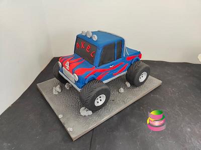 Monster truck cake - Cake by Ruth - Gatoandcake