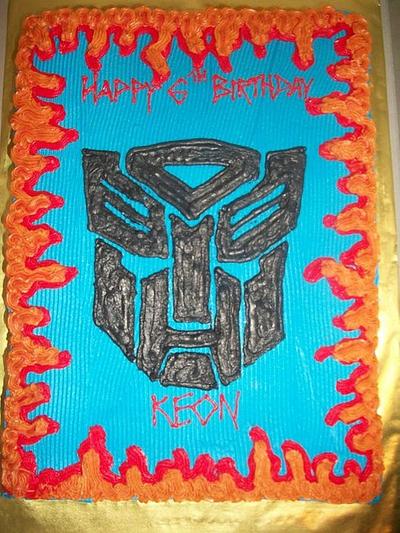 Transformers Sheet Cake - Cake by caymancake