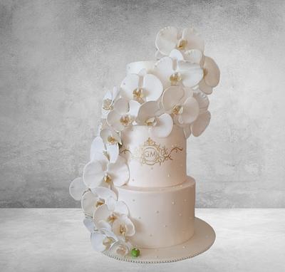 Wedding cake  - Cake by The Custom Piece of Cake