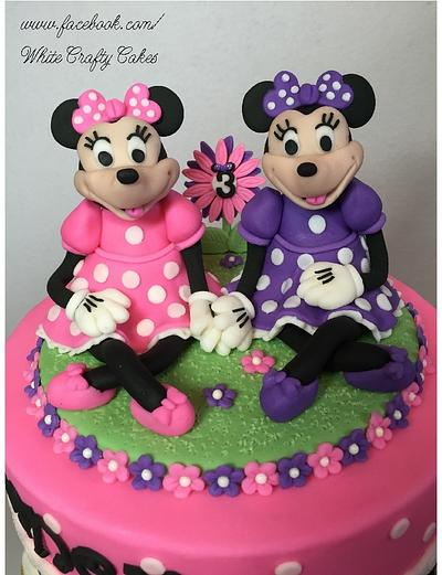 Minnie Mouse For Twins - Cake by Toni (White Crafty Cakes)