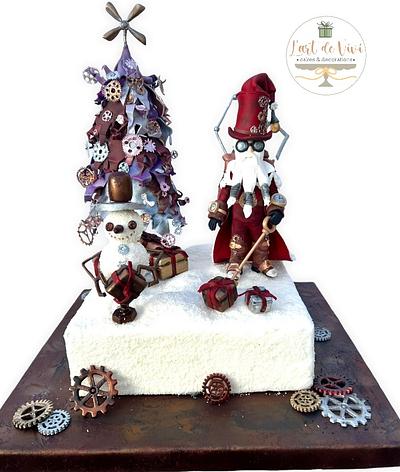 Santa claus steampunk  - Cake by L’art de Vivì