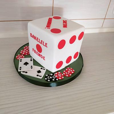 Poker cube cake - Cake by Tortalie
