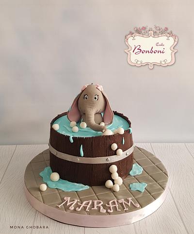 Cute elephant  - Cake by mona ghobara/Bonboni Cake