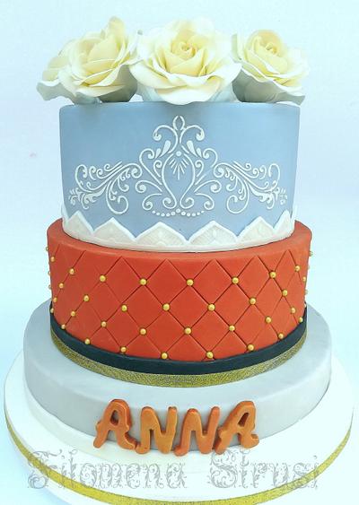 60'th birthday - Cake by Filomena