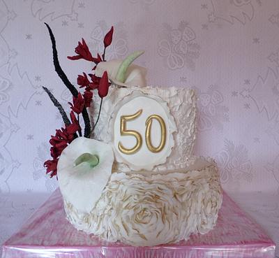 50th wedding anniversary - Cake by Édesvarázs