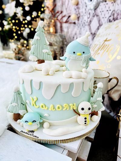 Snow  cake - Cake by Detelinascakes