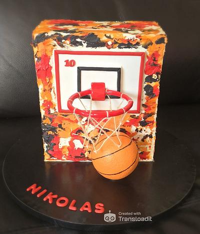 basketball hoop - Cake by OSLAVKA