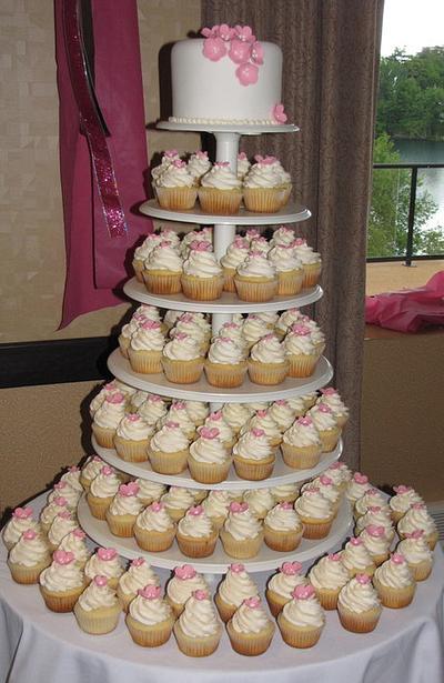 Cupcake Wedding Tower - Cake by Joseph Fougere