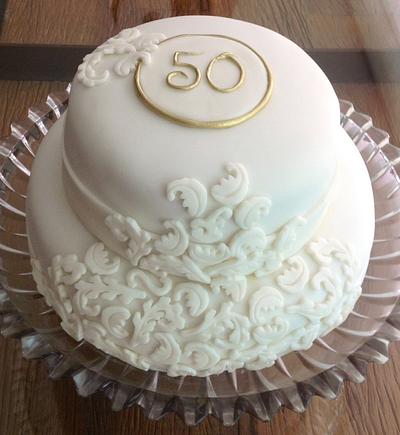 50th birthday - Cake by Cláudia Oliveira