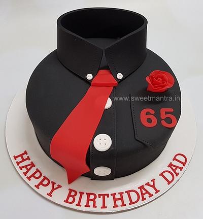 Shirt Tie theme cake - Cake by Sweet Mantra Homemade Customized Cakes Pune