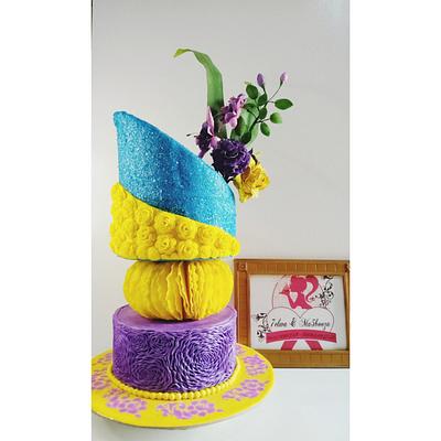 Wedding cake in bloom  - Cake by Zahraa Fayyad