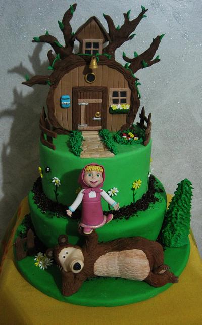 Marsha and the Bear cake - Cake by Daniela