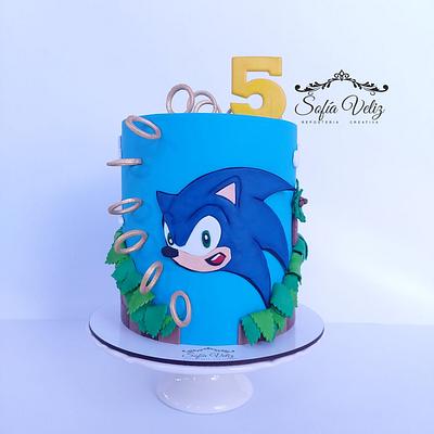 Sonic - Cake by Sofia veliz