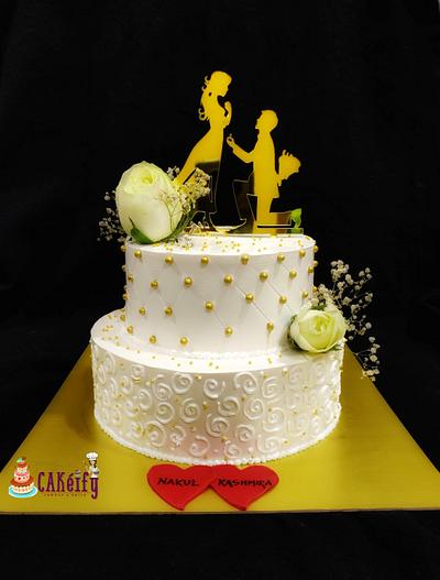 Wedding cake - Cake by Nikita shah