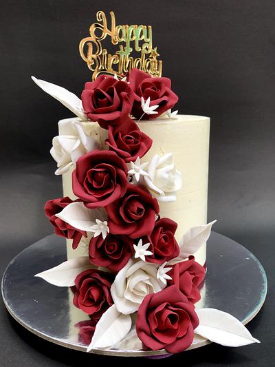 roses  - Cake by Rebecca29