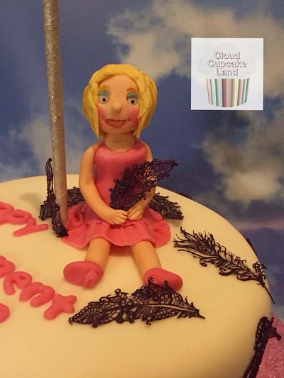 Pole dancing and retirement! - Cake by Deb