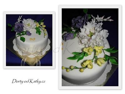 Flower cake - Cake by Katka Vejmelkova