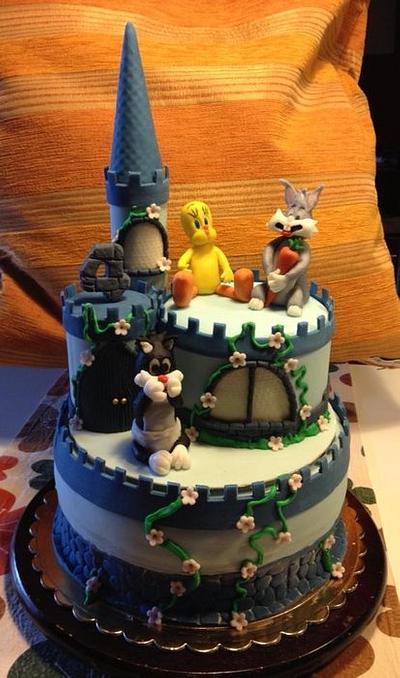 Baby loney toons in the castle - Cake by Claudia Consoli
