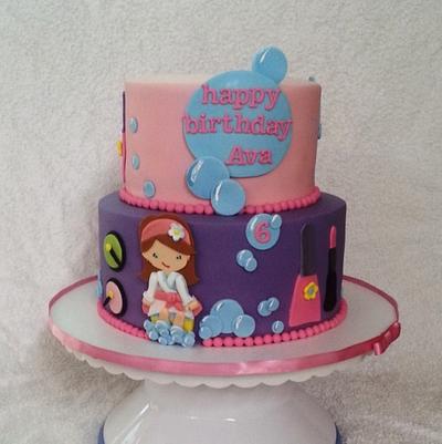 Cake to match birthday invitation - Cake by The Custom Piece of Cake