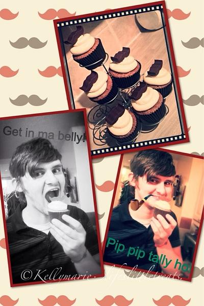 Movember moustache cupcakes - Cake by Life's Little Treats