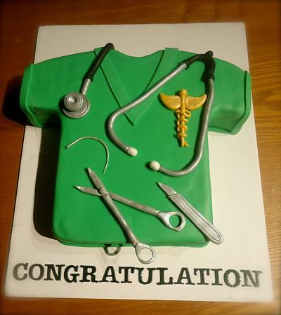 Surgeon's Cake - Cake by joy cupcakes NY
