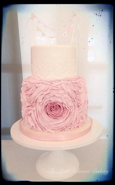 Roses for Sienna Rose - Cake by The Little Salmons Bakery
