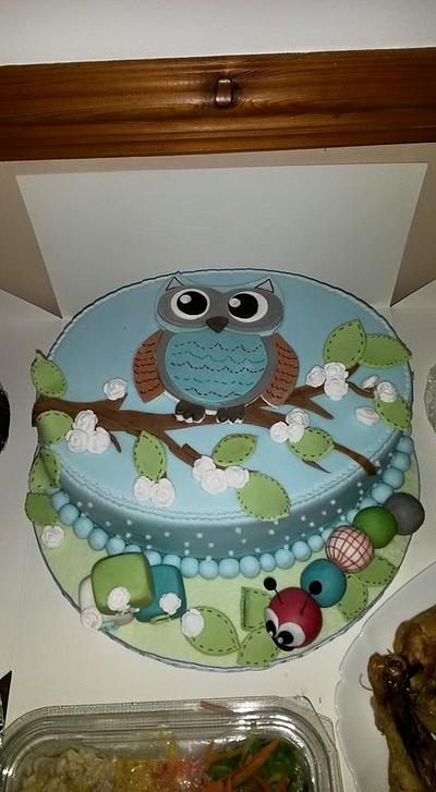 Little Owl - Cake by Jacqui's Cupcakes & Cakes