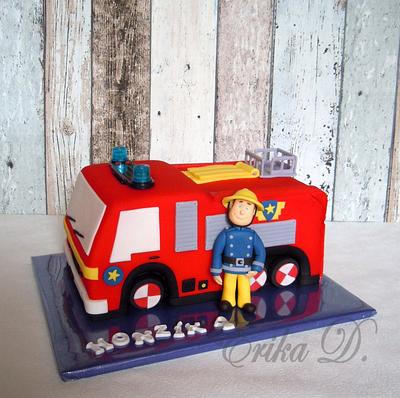 fireman sam - Cake by Derika