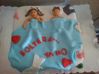 bachelorette cake - Cake by Erika Fabiola Salazar Macías