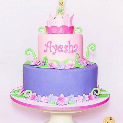 Tinkerbell Themed Cake  - Cake by Yellow Box - Cakes & Pastries