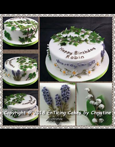 Botanist Cake - Cake by Christine Ticehurst