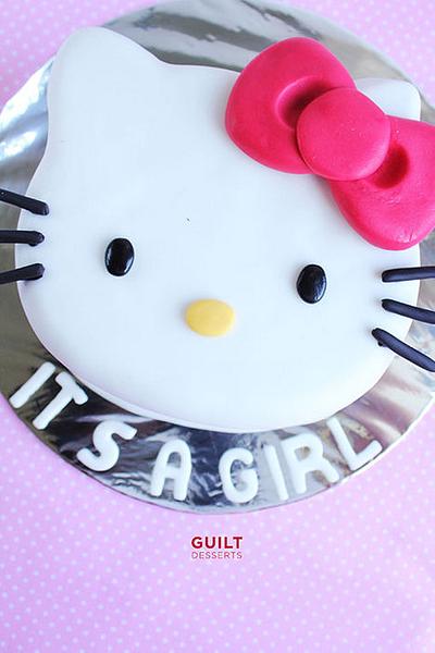 Hello Kitty Cake - Cake by Guilt Desserts