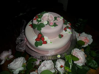 rose e fragole - Cake by Orietta Basso