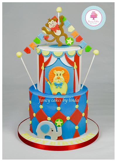Circus Themed Children's Birthday Cake - Cake by Ceri Badham