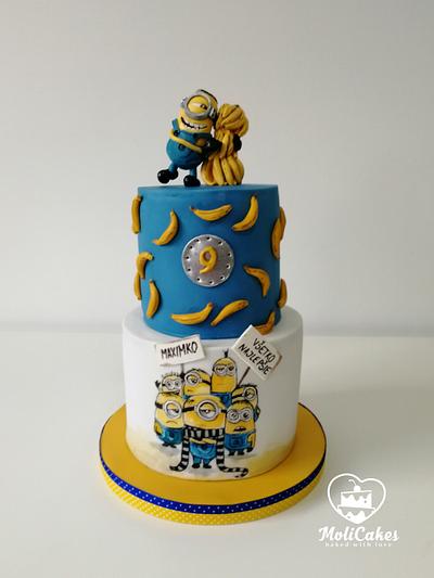Minions  - Cake by MOLI Cakes