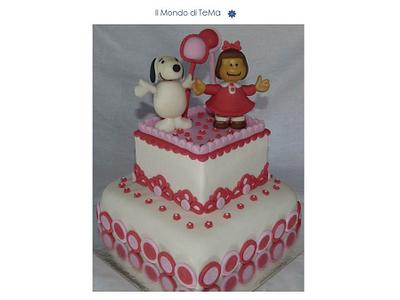 Snoopy and Mafalda - Cake by Il Mondo di TeMa
