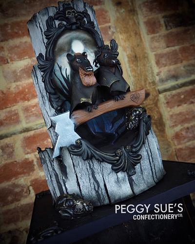 Gothic Wedding Cake - Cake by PeggySuesCC