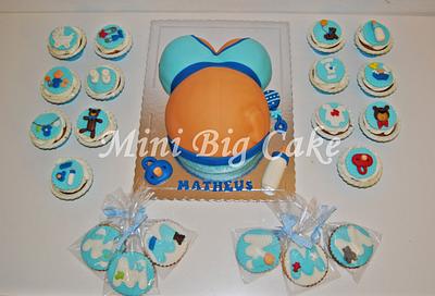 Babyshower Boy  - Cake by Minibigcake