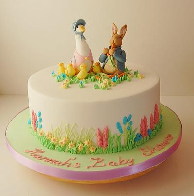 Beatrix Potter Baby Shower Cake - Cake by Tiers Of Happiness