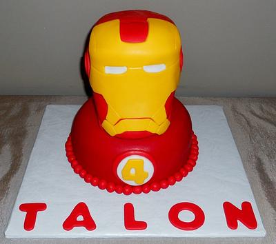 I am Ironman - Cake by Pamela Sampson Cakes