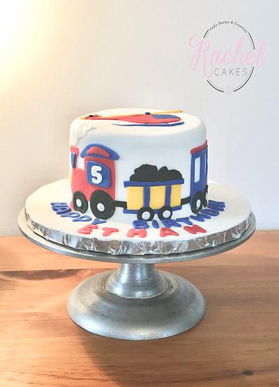 Turning 5 on Vacation - Cake by Rachel~Cakes